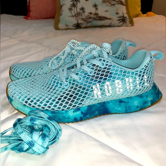 NOBULL Shoes - NOBULL Mint Tye-Dye Mesh Runner (Women’s Size 7)